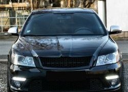 859 р. Реснички на фары СТ Skoda Octavia A5 рестайлинг универсал (2008-2013) (Неокрашенные)  с доставкой в г. Пермь. Увеличить фотографию 3