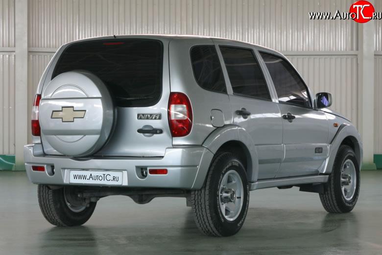 6 149 р. Задний бампер Апал Chevrolet Niva 2123 дорестайлинг (2002-2008) (Неокрашенный)  с доставкой в г. Пермь