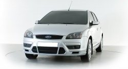 2 899 р. Накладка переднего бампера Sport Style Ford Focus 2 хэтчбэк 3 дв. дорестайлинг (2004-2007) (Неокрашенная)  с доставкой в г. Пермь. Увеличить фотографию 2