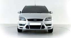 2 899 р. Накладка переднего бампера Sport Style Ford Focus 2 хэтчбэк 3 дв. дорестайлинг (2004-2007) (Неокрашенная)  с доставкой в г. Пермь. Увеличить фотографию 3