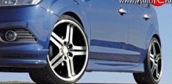 6 599 р. Пороги накладки Loder 1899 Ford Focus 2 седан рестайлинг (2007-2011) (Неокрашенные)  с доставкой в г. Пермь. Увеличить фотографию 4