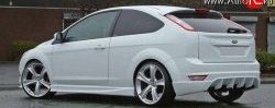 6 599 р. Пороги накладки Loder 1899 Ford Focus 2 седан рестайлинг (2007-2011) (Неокрашенные)  с доставкой в г. Пермь. Увеличить фотографию 2