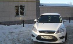 3 149 р. Спортивная юбка переднего бампера AutoTC RS Ford Focus 2 седан рестайлинг (2007-2011) (Неокрашенная)  с доставкой в г. Пермь. Увеличить фотографию 2
