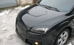 7 799 р. Передний бампер Bomb-Style Ford Focus 2  седан дорестайлинг (2004-2008) (Без центрального проёма под гос.номер, Неокрашенный)  с доставкой в г. Пермь. Увеличить фотографию 2