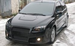 14 299 р. Капот Bomb-Style Ford Focus 2  седан дорестайлинг (2004-2008) (Неокрашенный)  с доставкой в г. Пермь. Увеличить фотографию 3