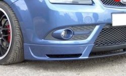 4 999 р. Накладка переднего стайлингового (кабри) бампера Sport Ford Focus 2 хэтчбэк 3 дв. дорестайлинг (2004-2007) (Неокрашенная)  с доставкой в г. Пермь. Увеличить фотографию 2
