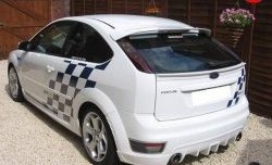 Накладка крышки багажника (лип спойлер) Sport Ford Focus  2 (2004-2011) хэтчбэк 3 дв. дорестайлинг, хэтчбэк 5 дв. дорестайлинг, хэтчбэк 3 дв. рестайлинг, хэтчбэк 5 дв. рестайлинг