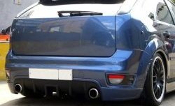 5 699 р. Накладка заднего бампера ST Sport Ford Focus 2 хэтчбэк 3 дв. дорестайлинг (2004-2007) (Неокрашенный)  с доставкой в г. Пермь. Увеличить фотографию 3