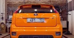 5 699 р. Накладка заднего бампера ST Sport Ford Focus 2 хэтчбэк 3 дв. дорестайлинг (2004-2007) (Неокрашенный)  с доставкой в г. Пермь. Увеличить фотографию 4