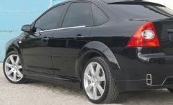 4 649 р. Пороги накладки ICС Ford Focus 2 универсал рестайлинг (2007-2011) (Неокрашенные)  с доставкой в г. Пермь. Увеличить фотографию 5