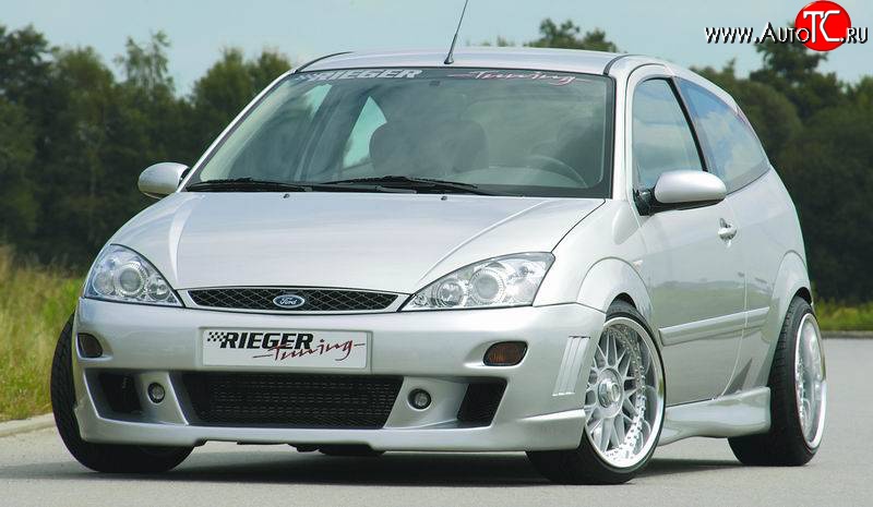 8 899 р. Передний бампер Rieger Ford Focus 1 универсал дорестайлинг (1998-2002)  с доставкой в г. Пермь