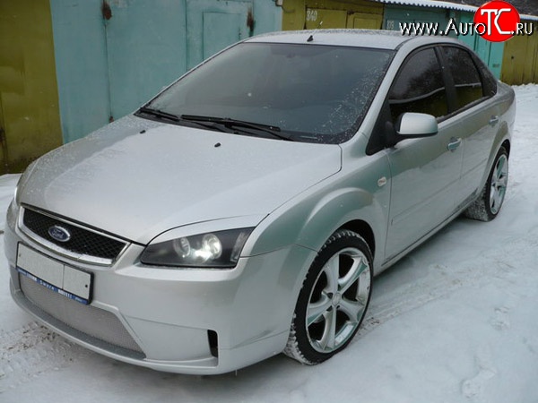 14 299 р. Передний бампер Concept Ford Focus 2 хэтчбэк 3 дв. дорестайлинг (2004-2007) (Неокрашенный)  с доставкой в г. Пермь