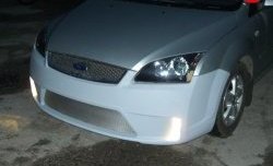 14 299 р. Передний бампер Concept Ford Focus 2 хэтчбэк 3 дв. дорестайлинг (2004-2007) (Неокрашенный)  с доставкой в г. Пермь. Увеличить фотографию 9