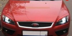1 299 р. Реснички Sport-Style Ford Focus 2 универсал дорестайлинг (2004-2008) (Неокрашенные)  с доставкой в г. Пермь. Увеличить фотографию 2