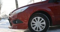 3 779 р. Накладка переднего бампера AutoTC Ford Focus 2 универсал рестайлинг (2007-2011) (Неокрашенная)  с доставкой в г. Пермь. Увеличить фотографию 2