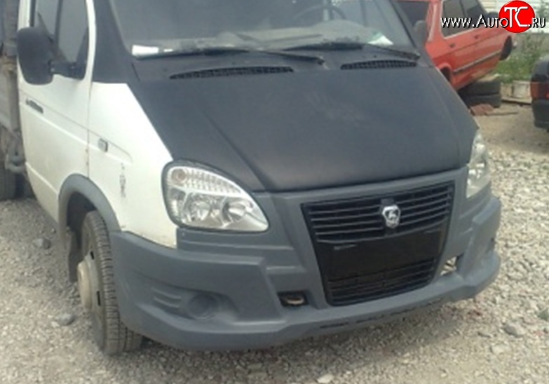 3 299 р. Передний бампер Busnes-Sport ГАЗ Соболь 2217 автобус 1-ый рестайлинг (2003-2010) (Неокрашенный)  с доставкой в г. Пермь