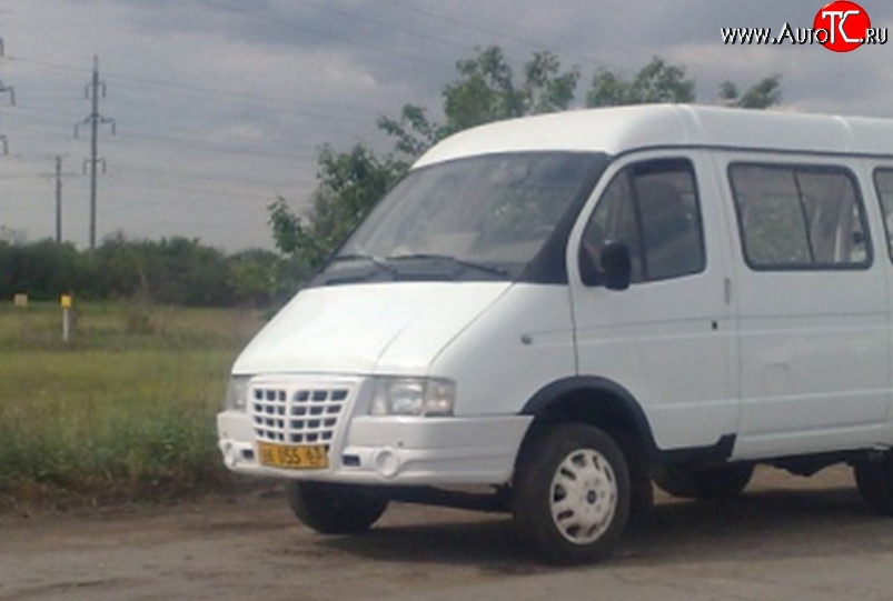 3 099 р. Передний бампер Old-Audi ГАЗ Соболь 2217 автобус дорестайлинг  (1998-2002) (Неокрашенный)  с доставкой в г. Пермь