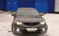 27 799 р. Передний бампер MUGEN Honda Accord 8 CU седан дорестайлинг (2008-2011) (Неокрашенный)  с доставкой в г. Пермь. Увеличить фотографию 3