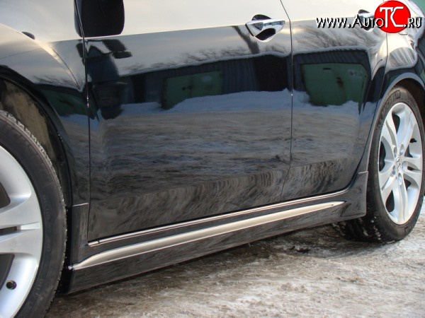 6 199 р. Пороги накладки MUGEN Honda Accord 8 CU седан дорестайлинг (2008-2011) (Неокрашенные)  с доставкой в г. Пермь