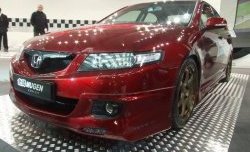 Накладка переднего бампера Mugen Style Honda Accord ( 7 CL,  7 CM) (2005-2008) седан рестайлинг, универсал рестайлинг