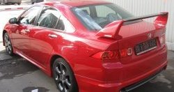 7 199 р. Накладка заднего бампера Mugen Style  Honda Accord  7 CL (2005-2008) седан рестайлинг (Неокрашенная)  с доставкой в г. Пермь. Увеличить фотографию 2