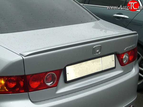 4 599 р. Дефлектор (спойлер) Elegance  Honda Accord  7 CL (2002-2008) седан дорестайлинг, седан рестайлинг (Неокрашенный)  с доставкой в г. Пермь