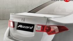 5 099 р. Накладка крышки багажника Elegance (липспойлер) Honda Accord 8 CU седан дорестайлинг (2008-2011) (Неокрашенный)  с доставкой в г. Пермь. Увеличить фотографию 3