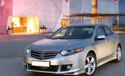 Накладка переднего бампера Type-S Honda Accord  8 CU (2008-2011) седан дорестайлинг