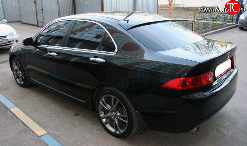 1 649 р. Козырёк Elegance на заднее лобовое стекло автомобиля  Honda Accord  7 CL (2002-2005) седан дорестайлинг (Неокрашенный)  с доставкой в г. Пермь