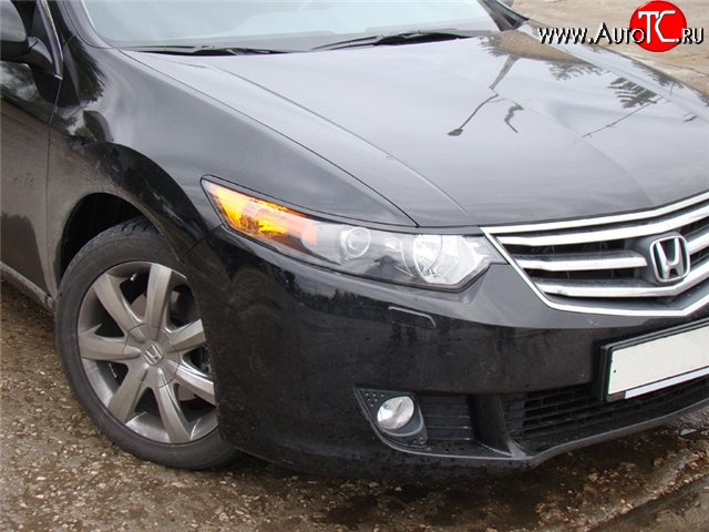 799 р. Реснички Evolution Honda Accord 8 CU седан дорестайлинг (2008-2011) (Неокрашенные)  с доставкой в г. Пермь