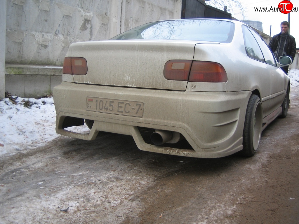 8 899 р. Задний бампер Racing Honda Civic EG седан (1992-1995)  с доставкой в г. Пермь