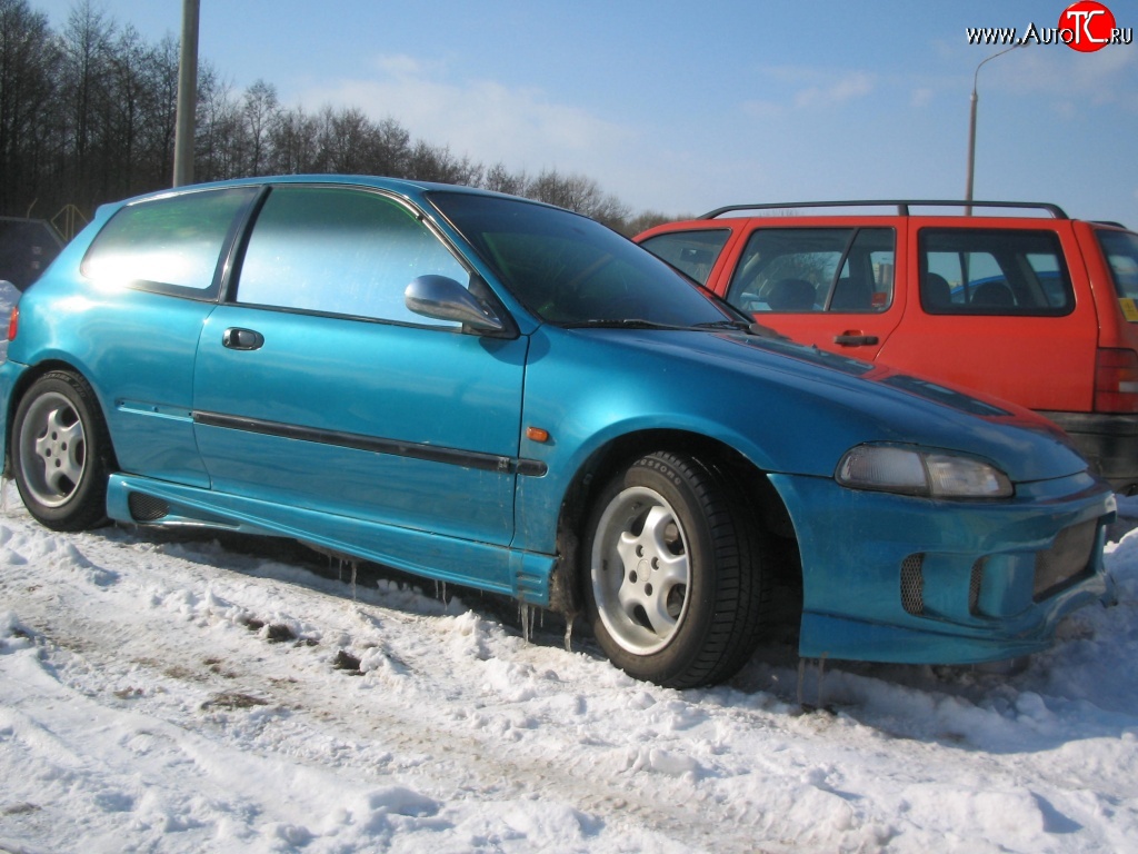 3 449 р. Пороги накладки R-Style Honda Civic EG седан (1992-1995)  с доставкой в г. Пермь