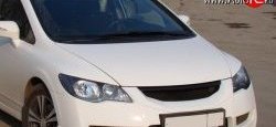 4 599 р. Решётка радиатора Mugen Style  Honda Civic  FD (2009-2011) седан рестайлинг (Неокрашенная)  с доставкой в г. Пермь. Увеличить фотографию 2