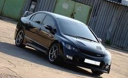27 999 р. Пластиковый капот Mugen Style Honda Civic FD седан дорестайлинг (2005-2008) (Неокрашенный)  с доставкой в г. Пермь. Увеличить фотографию 6