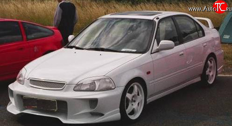 7 299 р. Передний бампер VeilSide Honda Civic EJ,EK,EM седан дорестайлинг (1995-1998) (кузов: седан)  с доставкой в г. Пермь