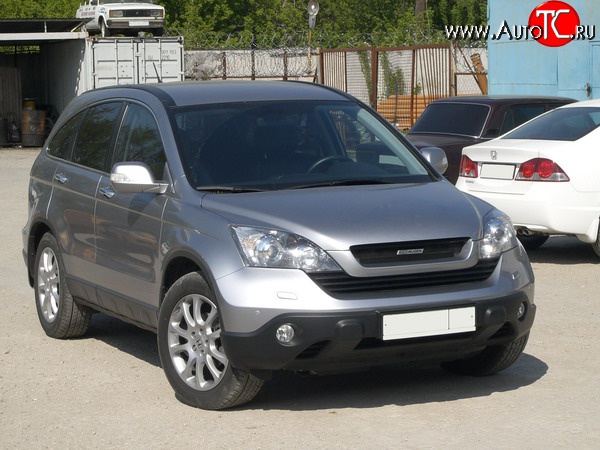 4 699 р. Решётка радиатора Mugen Style Honda CR-V RE1,RE2,RE3,RE4,RE5,RE7 дорестайлинг (2007-2010) (Неокрашенная)  с доставкой в г. Пермь