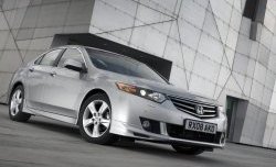 5 999 р. Пороги накладки Type-S Honda Accord 8 CU седан дорестайлинг (2008-2011) (Неокрашенные)  с доставкой в г. Пермь. Увеличить фотографию 5