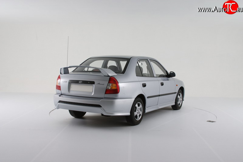 2 049 р. Пороги накладки Классик Hyundai Accent 2 LC седан дорестайлинг (ТагАЗ) (1999-2012) (Неокрашенные)  с доставкой в г. Пермь