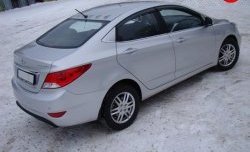 1 799 р. Плавники на крышу Sport  Hyundai Solaris  RBr (2010-2017) седан дорестайлинг, седан рестайлинг (Неокрашенный)  с доставкой в г. Пермь. Увеличить фотографию 4