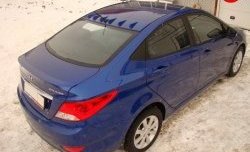 1 799 р. Плавники на крышу Sport  Hyundai Solaris  RBr (2010-2017) седан дорестайлинг, седан рестайлинг (Неокрашенный)  с доставкой в г. Пермь. Увеличить фотографию 5