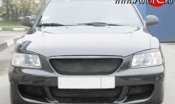 4 699 р. Передний бампер ATH-classic Hyundai Accent 2 LC седан дорестайлинг (ТагАЗ) (1999-2012) (Неокрашенный)  с доставкой в г. Пермь. Увеличить фотографию 3