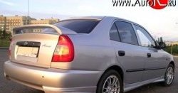 6 549 р. Пороги накладки Street Hyundai Accent 2 LC седан дорестайлинг (ТагАЗ) (1999-2012) (Неокрашенные)  с доставкой в г. Пермь. Увеличить фотографию 2