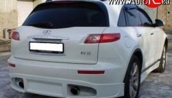 13 999 р. Пороги накладки FX-Design INFINITI FX35 S50 рестайлинг (2006-2008) (Неокрашенные)  с доставкой в г. Пермь. Увеличить фотографию 2