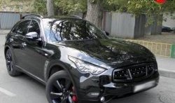 4 399 р. Решётка радиатора Sport INFINITI FX37 S51 рестайлинг (2011-2013) (Неокрашенная)  с доставкой в г. Пермь. Увеличить фотографию 3