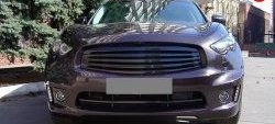 15 999 р. Решётка радиатора Style INFINITI FX37 S51 дорестайлинг (2008-2011) (Неокрашенная)  с доставкой в г. Пермь. Увеличить фотографию 3