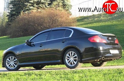 12 599 р. Пороги накладки H Style INFINITI GF35 (2002-2008) (Неокрашенные)  с доставкой в г. Пермь