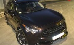 11 599 р. Пороги накладки Diablo INFINITI FX50 S51 рестайлинг (2012-2014) (Неокрашенные)  с доставкой в г. Пермь. Увеличить фотографию 4