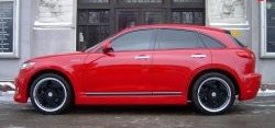Пороги накладки AERO INFINITI FX35 S50 рестайлинг (2006-2008)