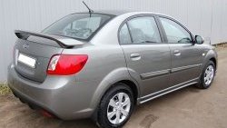5 999 р. Пороги накладки GT Dynamics KIA Rio 2 JB дорестайлинг седан (2005-2009) (Неокрашенные)  с доставкой в г. Пермь. Увеличить фотографию 3