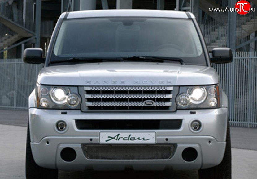 14 949 р. Накладка переднего бампера ARDEN Land Rover Range Rover Sport 1 L320 дорестайлинг (2005-2009) (Накладка без решёток, Неокрашенная)  с доставкой в г. Пермь